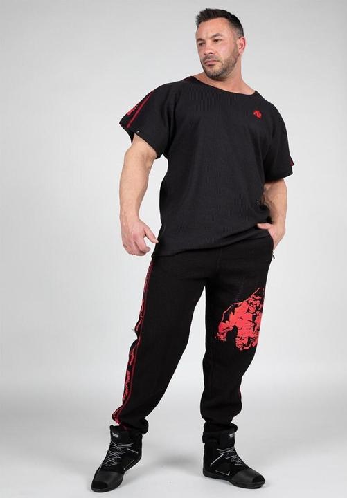 Immagine prodotto Gorilla Wear Top da allenamento Buffalo Old School Nero/Rosso (S, M)