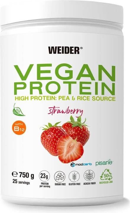 Immagine prodotto Weider Proteine vegane (Fragola, 1 pz., 750 g)