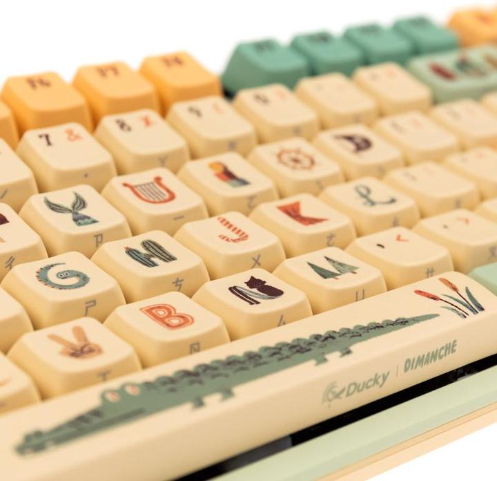 Actual product image Ducky Dimanche One 2 Pro Peter Pan, gaming toetsenbord (US, Cable)