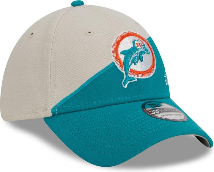 Actual product image New Era 39Thirty Cap - SIDELINE HISTORIC Miami Dolphins S/M (S, M)