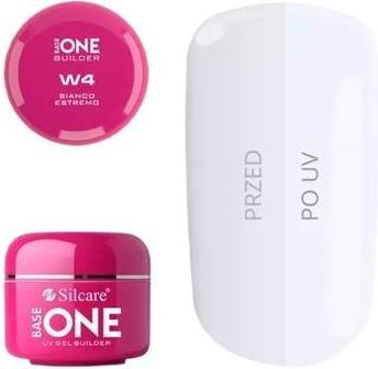 Actual product image Silcare Base One Uv Gel Builder Nail Builder Gel Bianco Estremo 15G