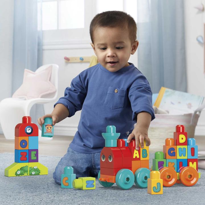 Productafbeelding Mega Bloks ABC Leren Trein (60 stuks)
