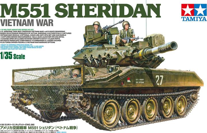 Immagine prodotto Tamiya 1/35 U.S. M551 Sheridan (Vietnam)
