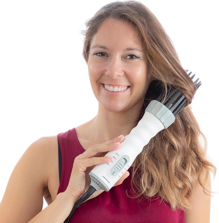 Image du produit InnovaGoods Sèche-cheveux, styler et brosse à friser 3 en 1 Dryple 550 W