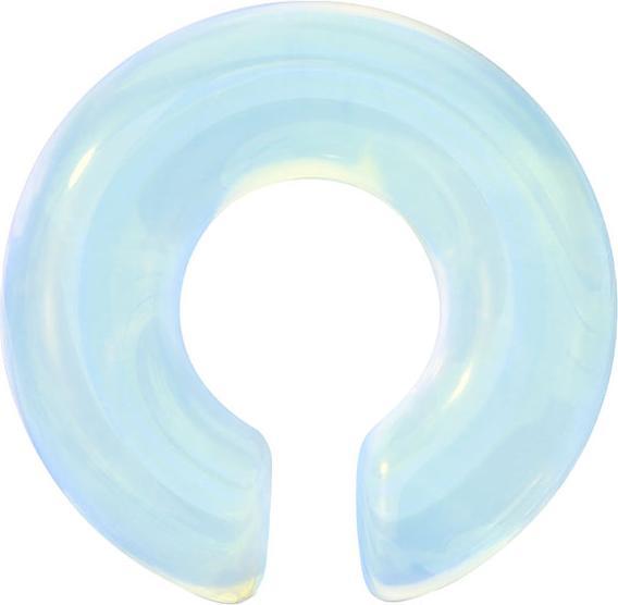 Produktbild Star Piercing Ohrgewicht Donut aus Opalite Stein (ohne Messing, Mineralisch)