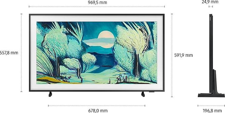 Actual product image Samsung TV GQ43LS03FAUXZG (43", The Frame, QLED, 4K, 2025)