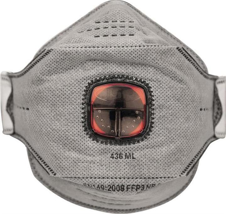 436 ML SPRINGFIT FFP3 activated carbon with Thypon valve - 1 box of 10 masks (FFP3, 10 x)