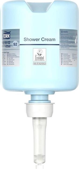 Productafbeelding Tork Haar & Lichaam Vloeibare Zeep, Shampoo & Douchegel, S1 Dispenser, Premium Kwaliteit, 1 x 1000 ml (Vloeibare zeep, 1000 ml)