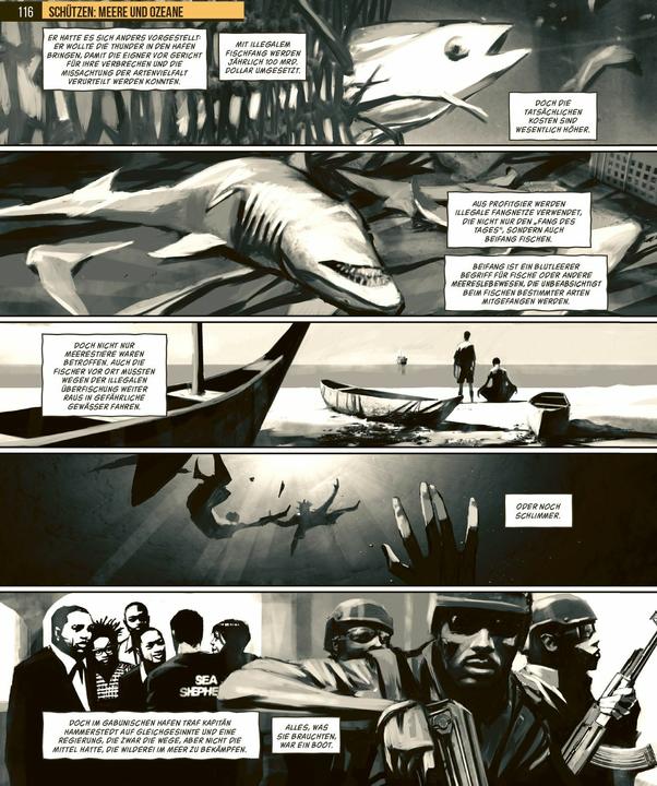 Actual product image Panini Der wichtigste Comic aller Zeiten: Geschichten, um die Welt zu retten (German, Jeff Lemire, Brian Azzarello, David Mack, Cliff Chiang, Jane Goodall, 2024)