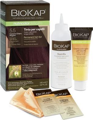 Immagine prodotto Bios Line Biokap Nutricolour Delicato 5,50 Marrone Mogano (5,50 Marrone mogano)