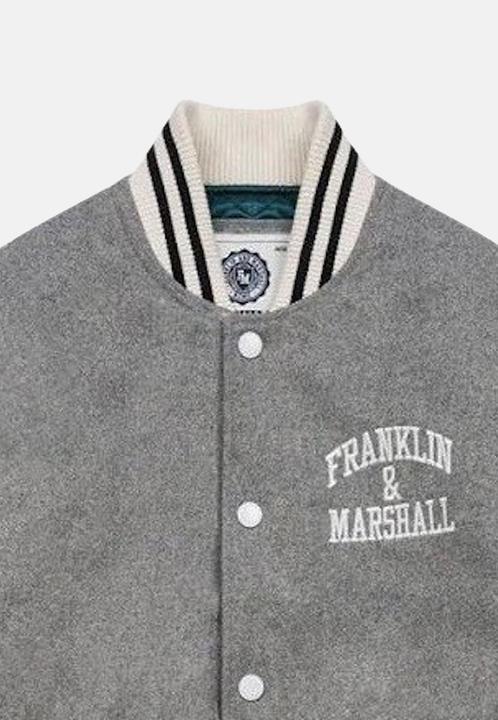 Produktbild Franklin & Marshall Jacke Bomberjacke WOOLEN MELTON mit seitlichen Eingrifftaschen (L)