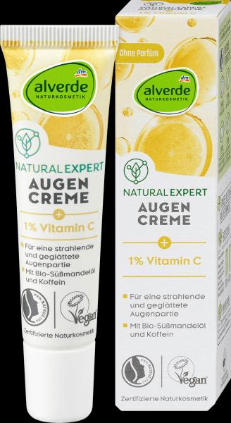 dm alverde Natural Expert 1% Vitamina C (Crema, 15 ml, Giorno + Notte)