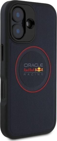 Image du produit Red Bull RBHMP16S24PUILVR iPhone 16 6.1" hardcase granatowy/navy Leather Red Ring MagSafe (Apple iPhone 16)