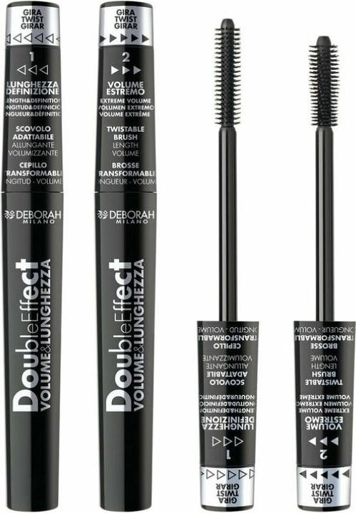 Image du produit Deborah Milano Double Effect Mascara (Noir)
