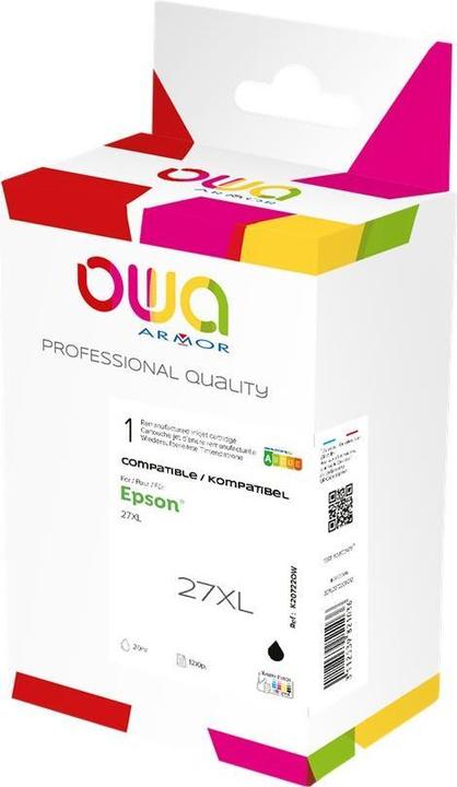 Image du produit Armor OWA OWA Encre noire compatible Epson T2711 20ml pour environ 1210 pages - Noir (B)