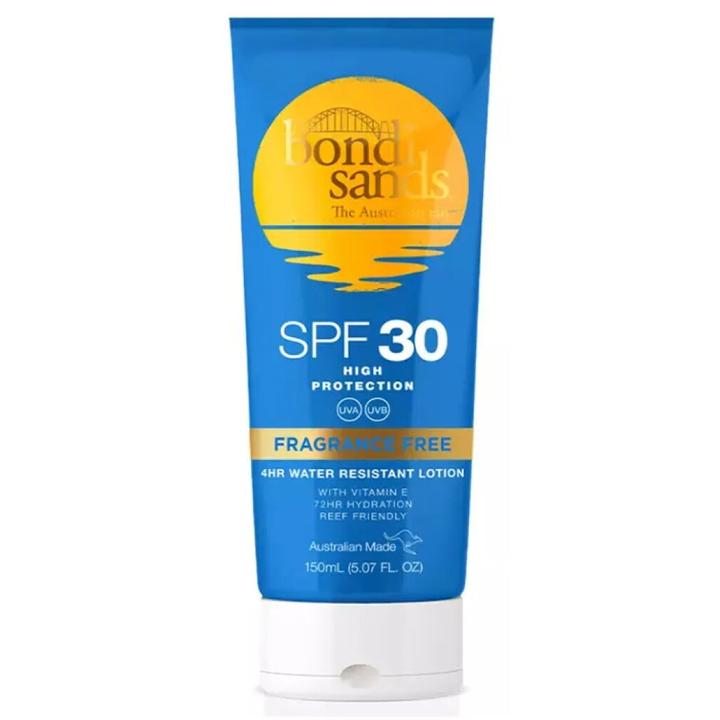 Bondi Sands SPF 30+ Fragrance Free Sunscreeen Lotion 150 ml (Sonnenlotion, SPF 30, 150 ml)