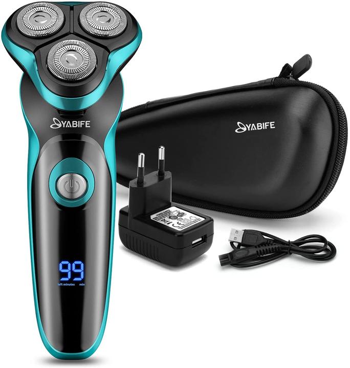 Actual product image Yabife Electric shaver with travel case