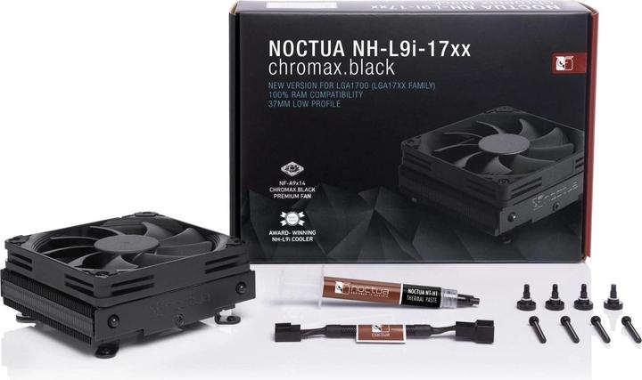 Actual product image Noctua NH-L9i-17xx chromax.black (37 mm)