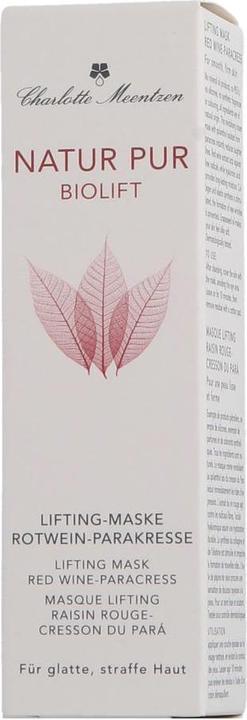 Immagine prodotto Charlotte Meentzen Natur Pur BIOLIFT Maschera Lifting Vino Rosso Paracress (30 ml)
