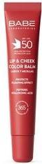 Actual product image Babe Lip & Cheek SPF 50 Red Photoprotector Balm - High Sun Protection (Suntan cream, SPF 50)