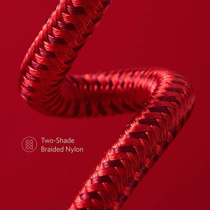 Immagine prodotto Anker - stabiles Lightning Kabel 0,9 Meter, Powerline+ II, rot (MFI) (0.90 m)