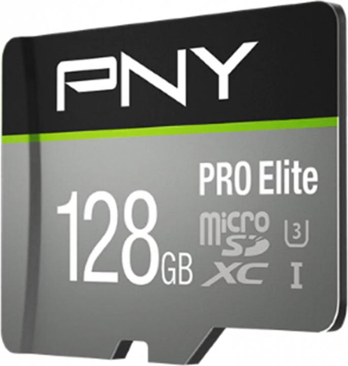 Image du produit PNY Pro Elite (128 Go, microSDXC, U3, UHS-I)