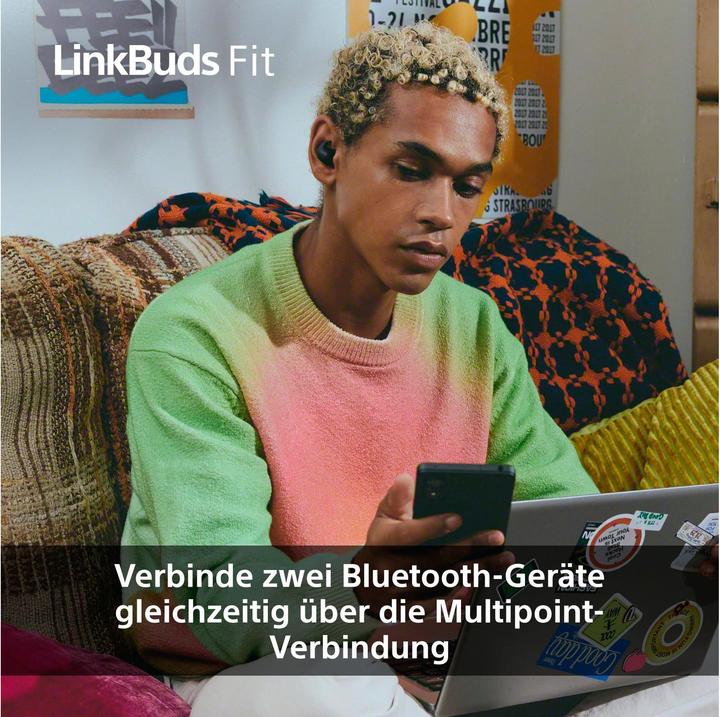 Actual product image Sony LinkBuds Fit (NC, 5.50 h, Wireless)