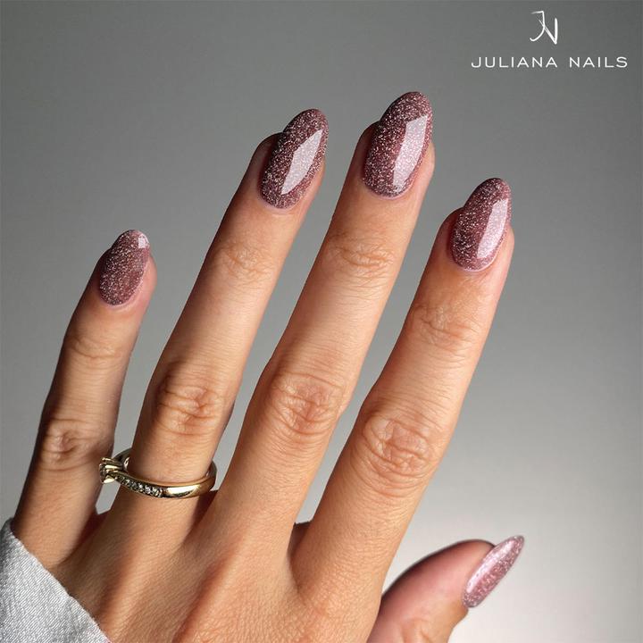 Actual product image Juliana Nails Gel Lack Reflective Glitter Drawings (Reflective Glitter Drawings, UV gel varnish)
