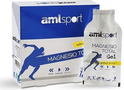 Immagine prodotto Aml Sport Gel di magnesio totale ad alto assorbimento - Confezione da 12 (Gel corpo)
