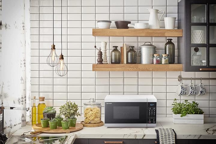 Produktbild Sharp YC-MG02E-W Mikrowelle Arbeitsplatte (20 l)