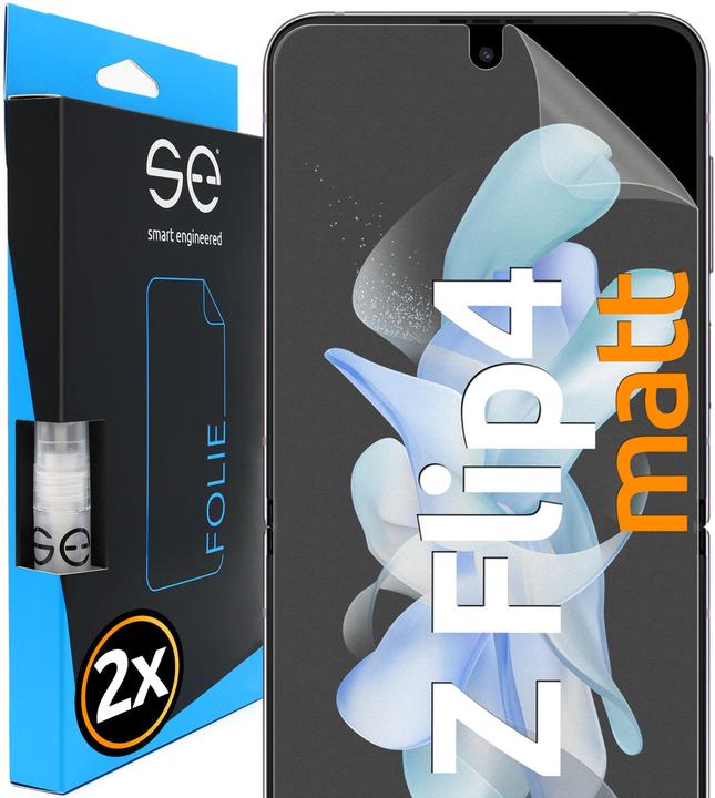 Image du produit Smart Engineered Film de protection 3D mat Samsung Galaxy Z Flip 4 (2 pièce(s), Samsung Galaxy Z Flip4)