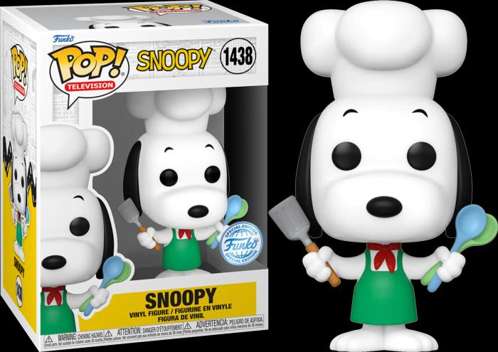 Actual product image Funko POP! Peanuts Snoopy (with Chef Hat) Exclusive