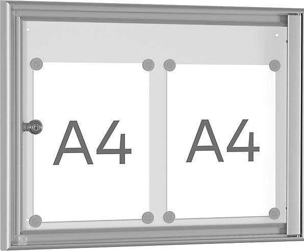 Produktbild kaiserkraft Schaukasten für den Innenbereich (Magnettafel, 50 x 38 cm)