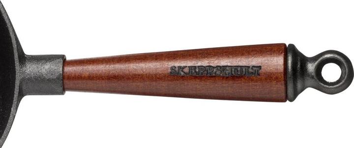Actual product image Skeppshult Cast Iron Pan 28 cm Beech Handle (28 cm, Casserole + Stewpot, Cast iron)