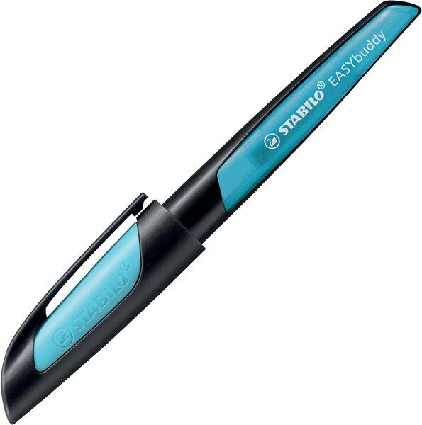 Produktbild STABILO EASYbuddy Schulfüller mit Standard-Feder (Schwarz/Hellblau, 1 x)