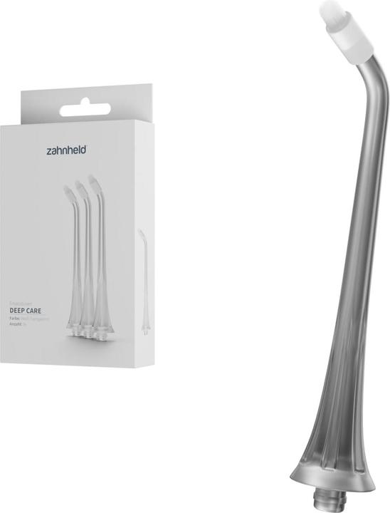 Zahnheld Ersatzdüse Deep Care 3x Weiss (Mundduschenaufsätze)