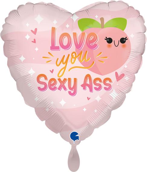 Produktbild Grabo Balloons Love you Sexy Ass Herz Ballon (1 x)
