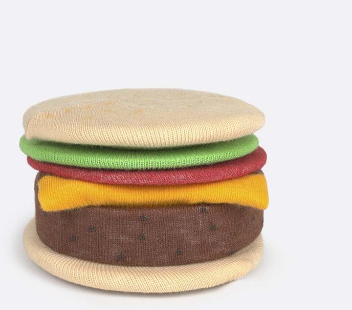 Actual product image Eat My Socks Cheeseburger (Single pack, One size)