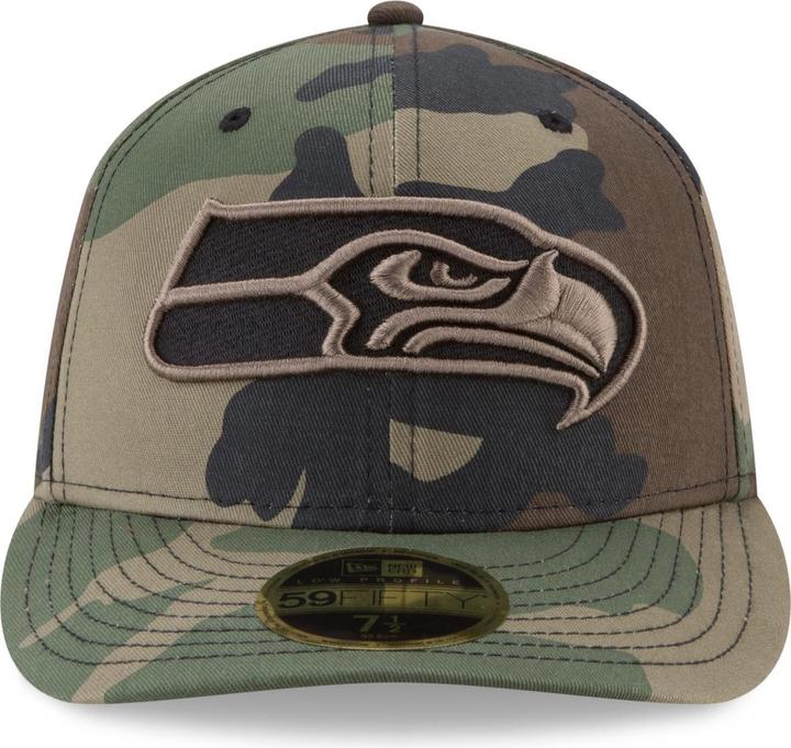 Actual product image New Era 59Fifty LOW PROFILE Cap - Seattle Seahawks wood camo (7)