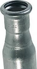 Aalberts Riduzione VSH 108 mm - 76,1 - Pressa M-bakke XPress rustfri