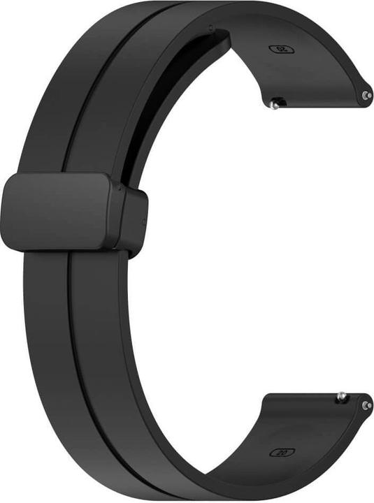 Immagine prodotto Cover-Discount Bracciale sostitutivo in silicone 20 mm nero (20 mm, Silicone)