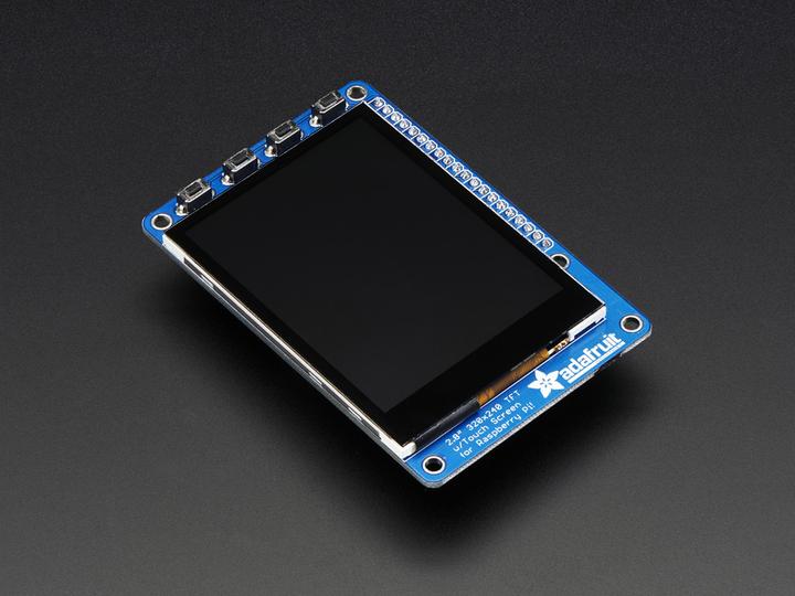 Actual product image Adafruit PiTFT Plus 320x240 2.8" TFT Touch Assembled (Display)
