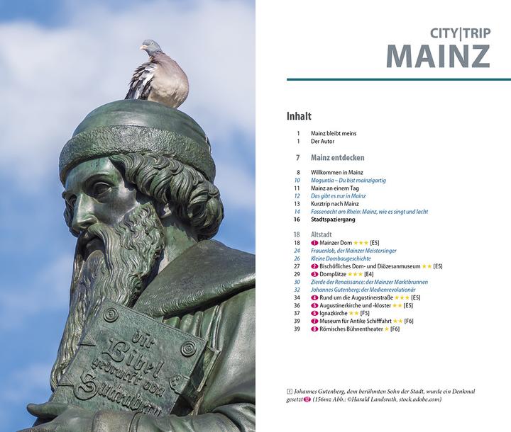 Produktbild CityTrip Mainz (Deutsch, Günter Schenk, 2025)