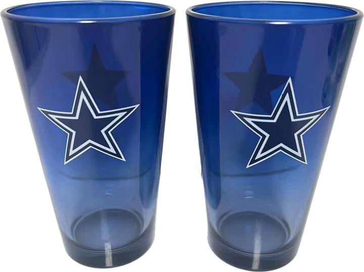 Actual product image Great Branding Dallas Cowboys Pint Glass Set 16 oz./475 ml (16 l, 4 x)