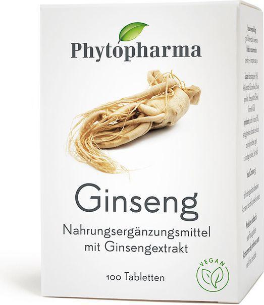 Image du produit Phytopharma Ginseng (100 pièce(s), Cachets, 73 g)