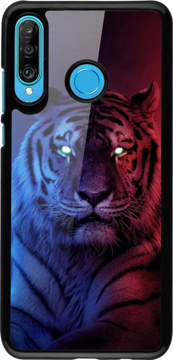 Image du produit PhoneLook Coque Tiger Blue Red (Huawei P30 Lite)
