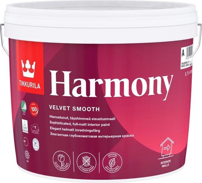 Produktbild Tikkurila Paint Acrylic Harmony 2,7l Satin Matt (Satin Matt)