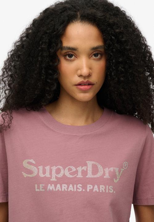 Actual product image Superdry Venue Metallic Relaxed Tee (8)