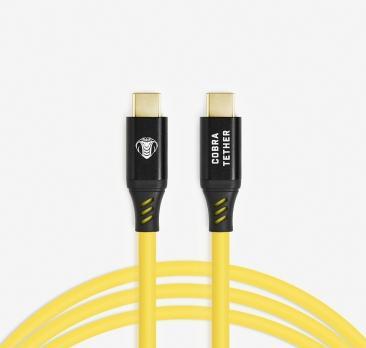 Cobra CobraTether USB-C Cable 10m Straight to Straight Ÿellow (10 m, USB 3.2 Gen 1)