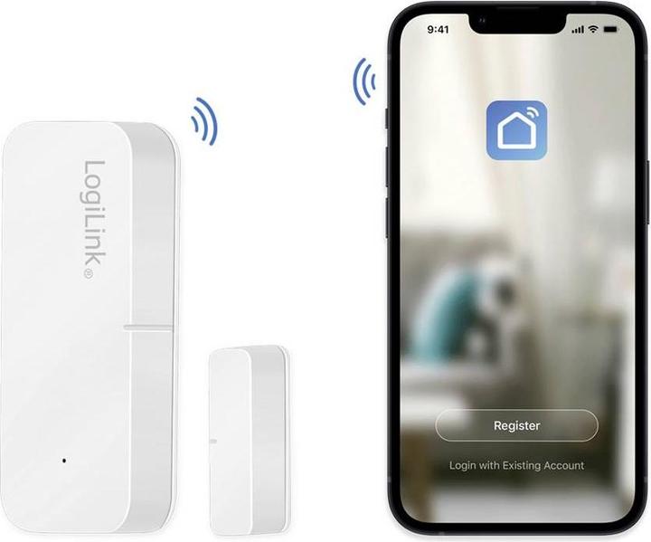 Actual product image LogiLink Smart Home Wi-Fi Door & Window Sensor